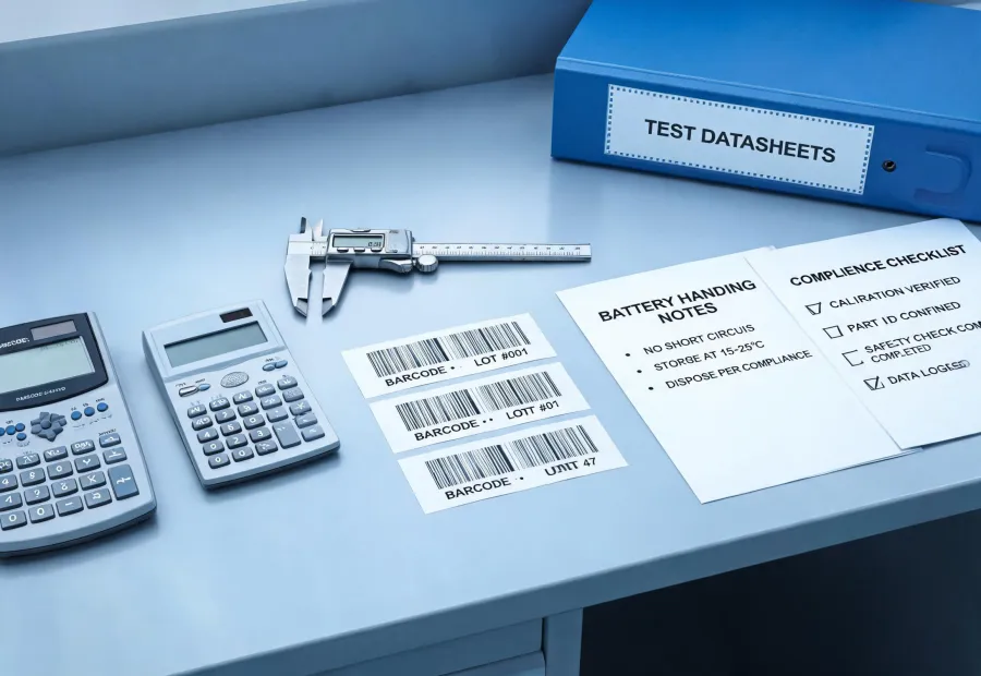 Calculator documentation lab bench